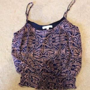Adjustable spaghetti strap blouse
